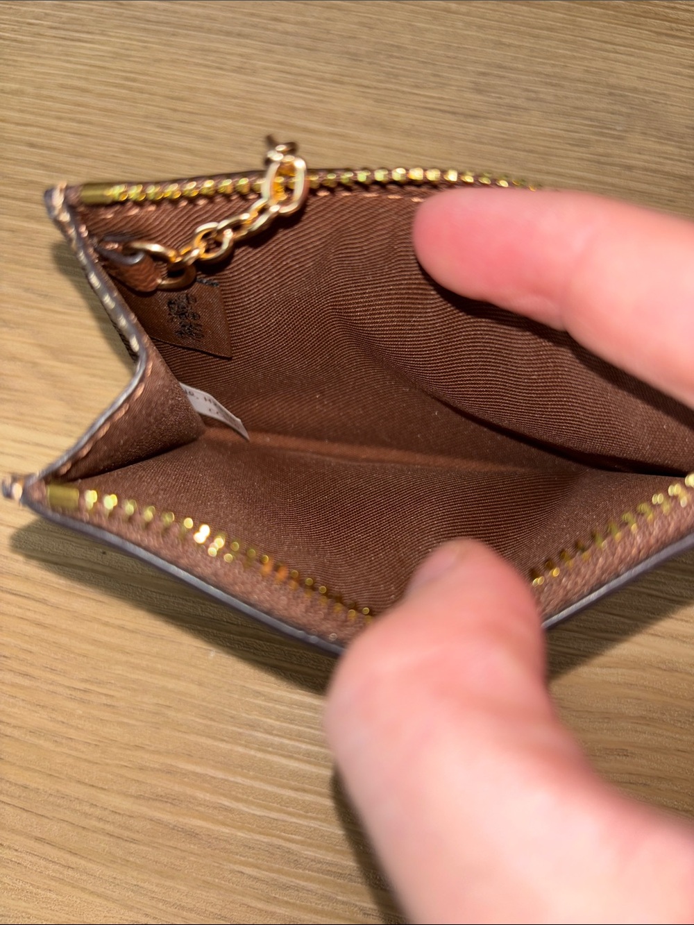 Coach Mini ID Card Case Wallet - Picture 3 of 4